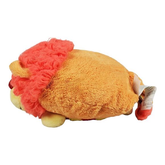 Mushabelly Lion Pillow Snoring Sound Plush Stuffed Animal Toy Yellow Orange 19" - Picture 3 of 10